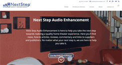 Desktop Screenshot of nextstepaudioenhancement.com