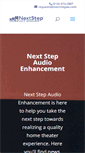 Mobile Screenshot of nextstepaudioenhancement.com